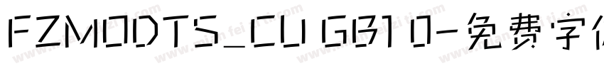 FZMODTS_CU GB1 0字体转换